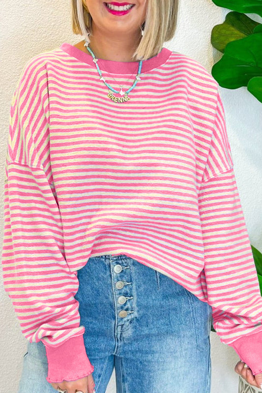 Pink Stripe Top