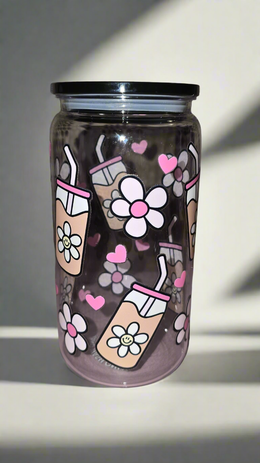 Pink Flowers Cup