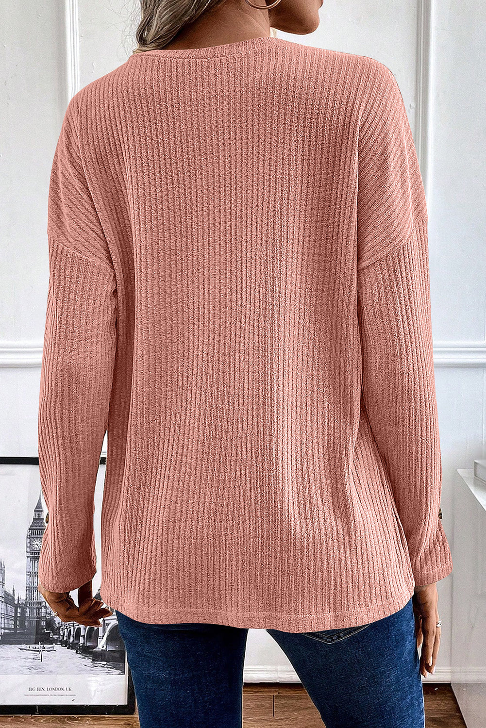 Rose Textured Top