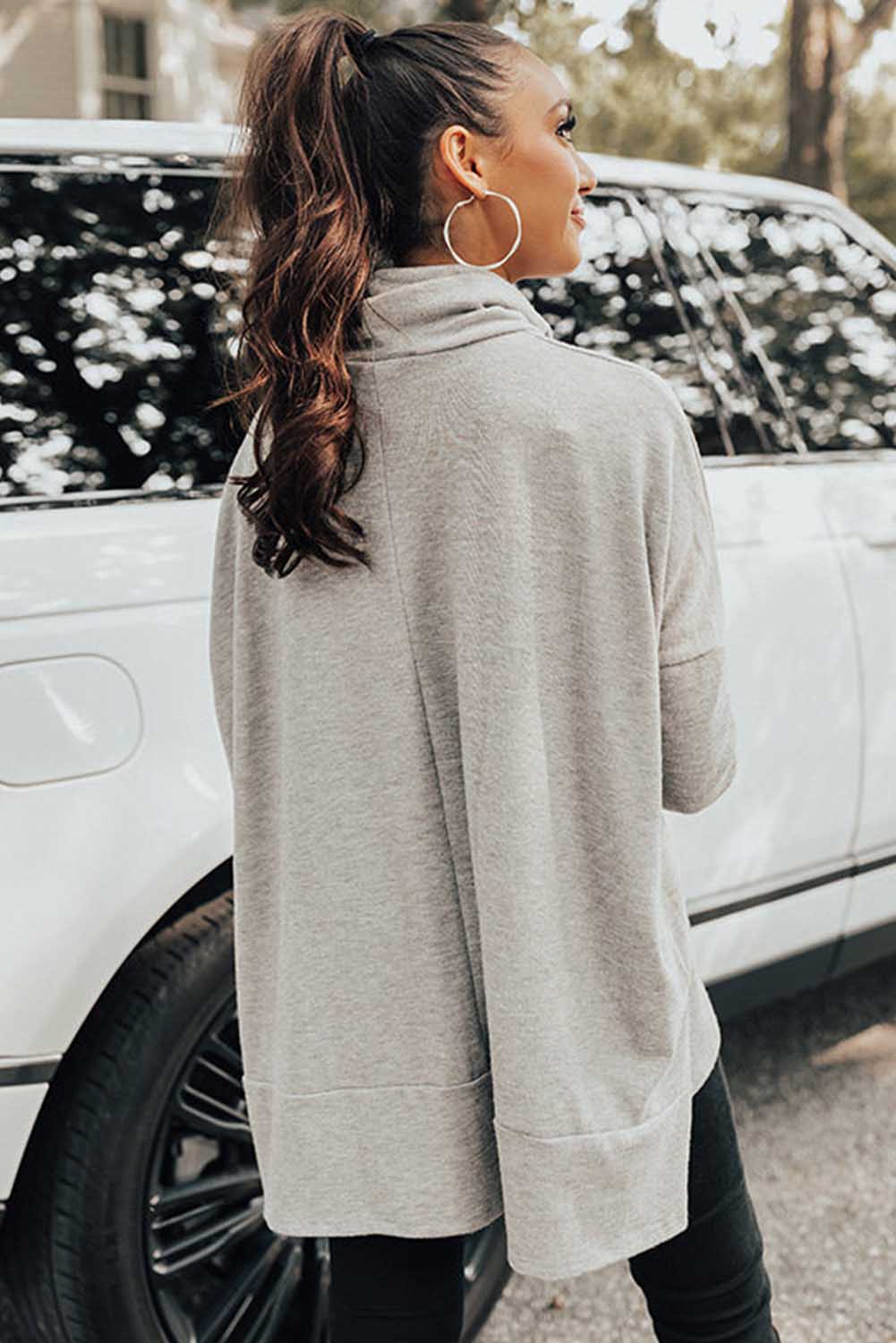 Gray Tunic Top