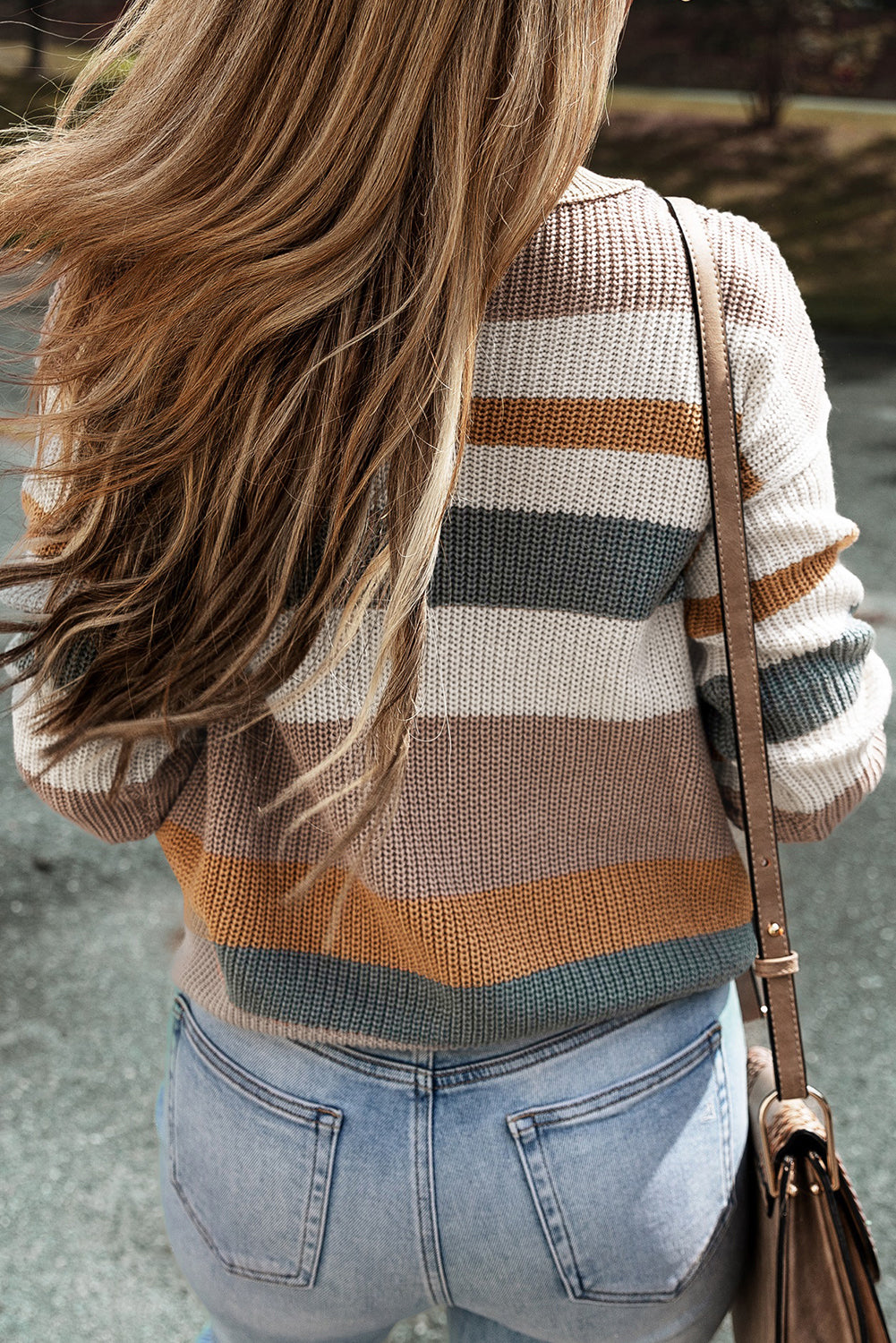 Camel Classic Colorblock Sweater