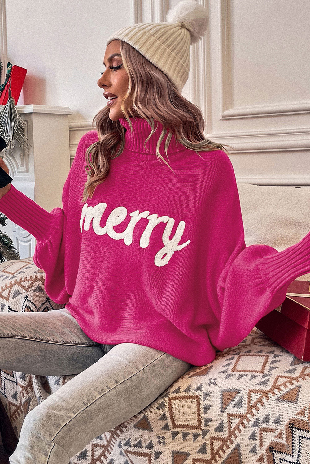 Rose Merry Sweater