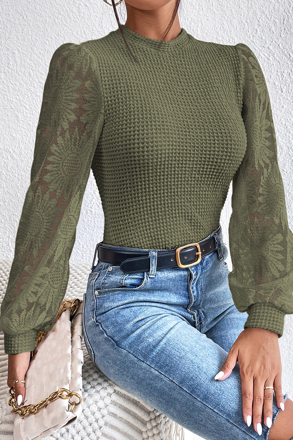 Jungle Green Sunflower Top