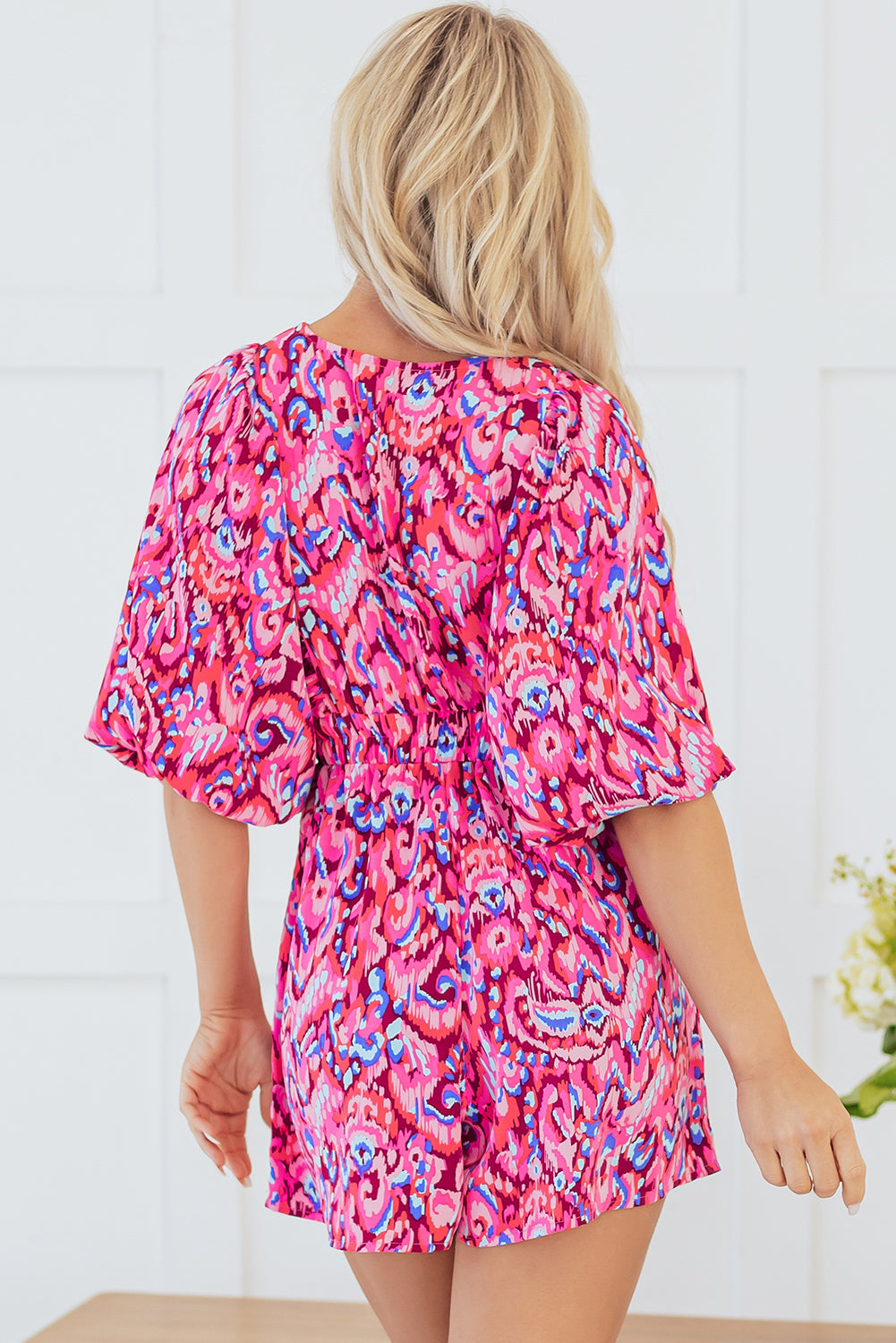 Abstract Print Romper