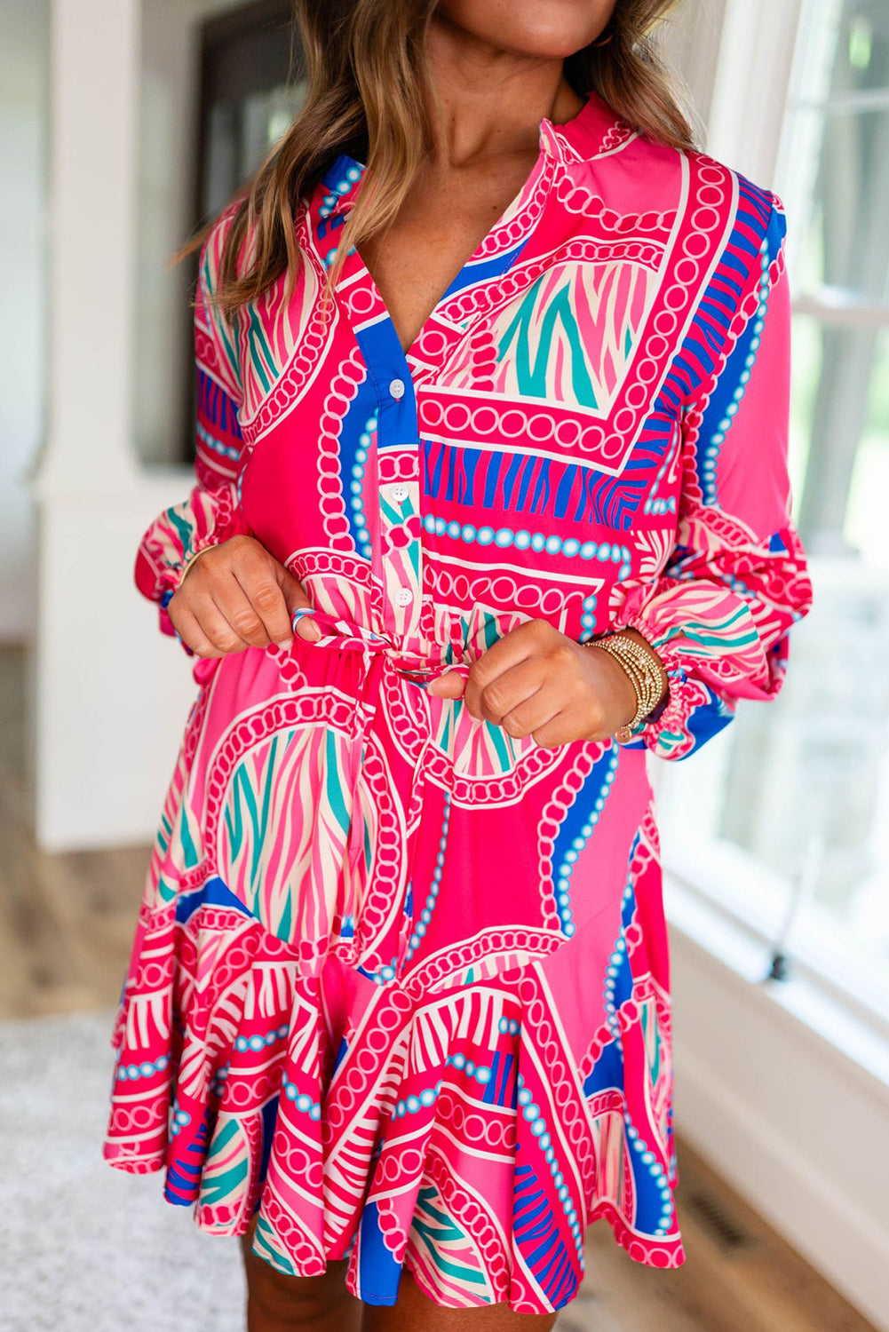 Rose Boho Dress