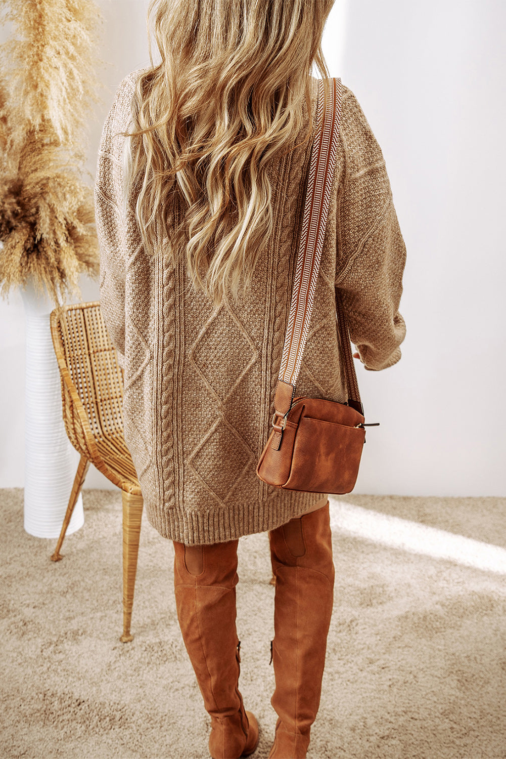 Camel Sweater Dress