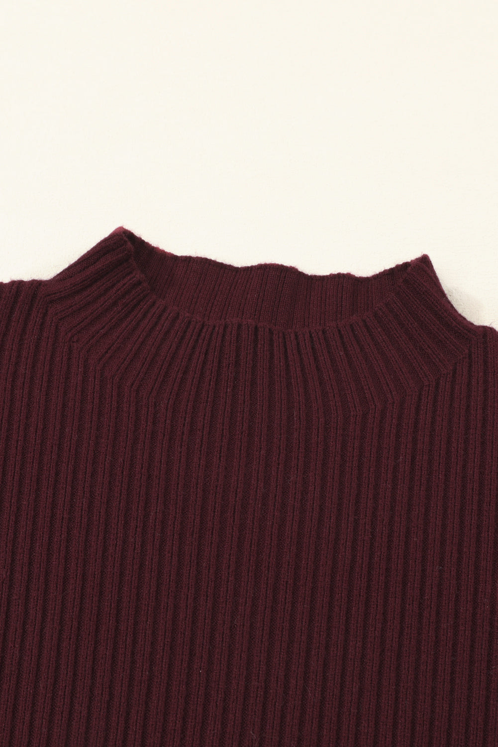 Burgundy Pocket Sweater