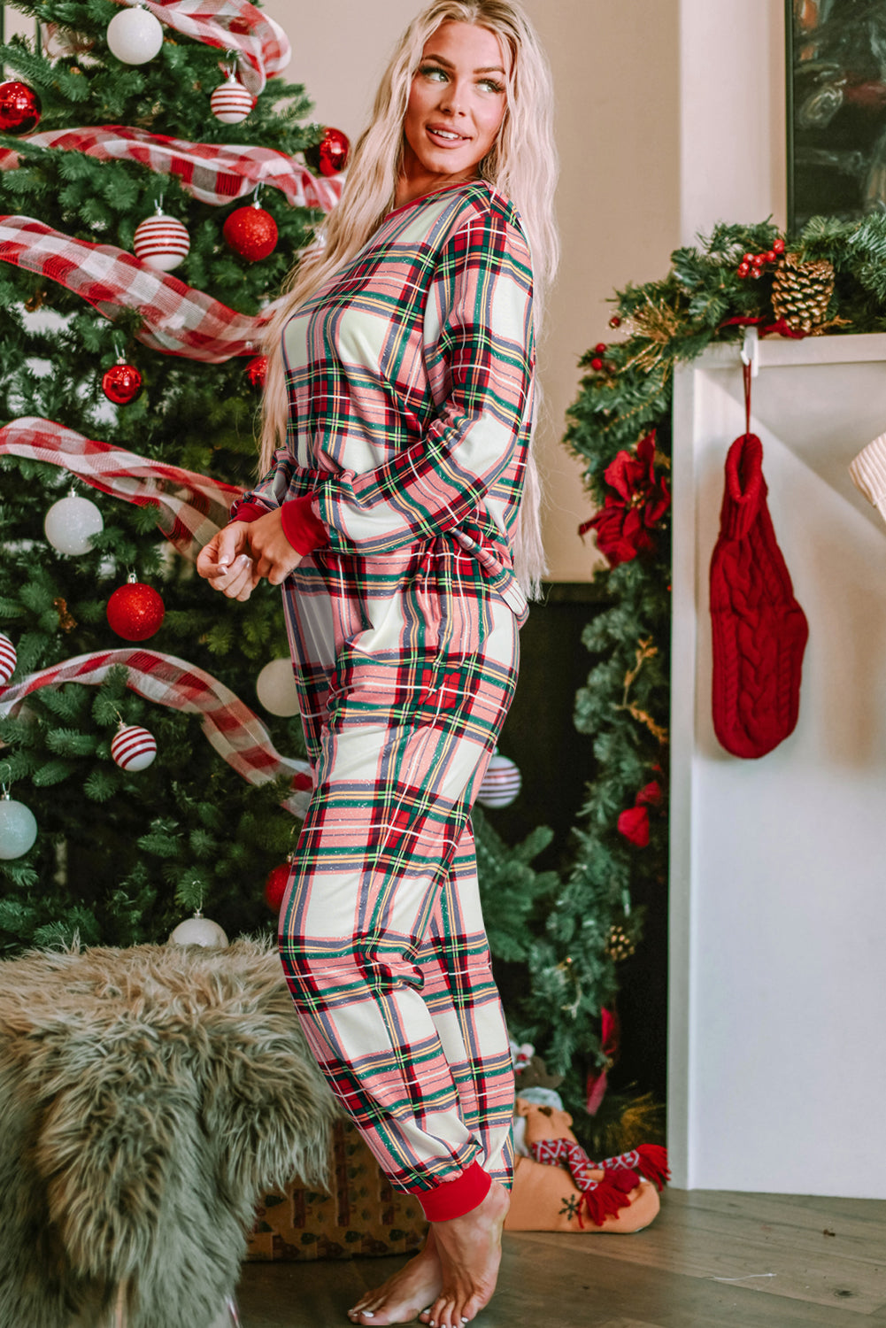 Red Christmas Plaid Pajamas