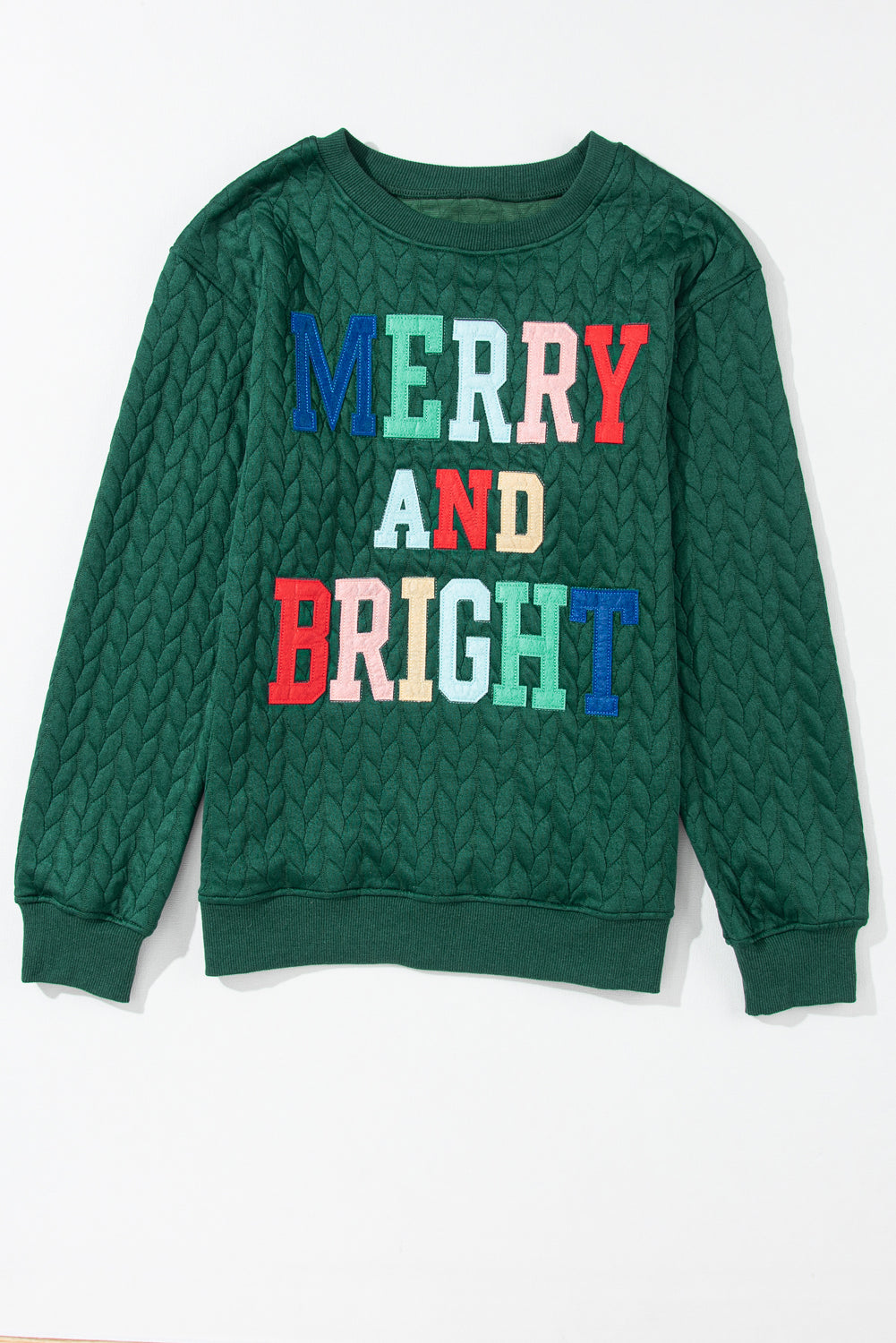 Green Merry And Bright Sweatshirt