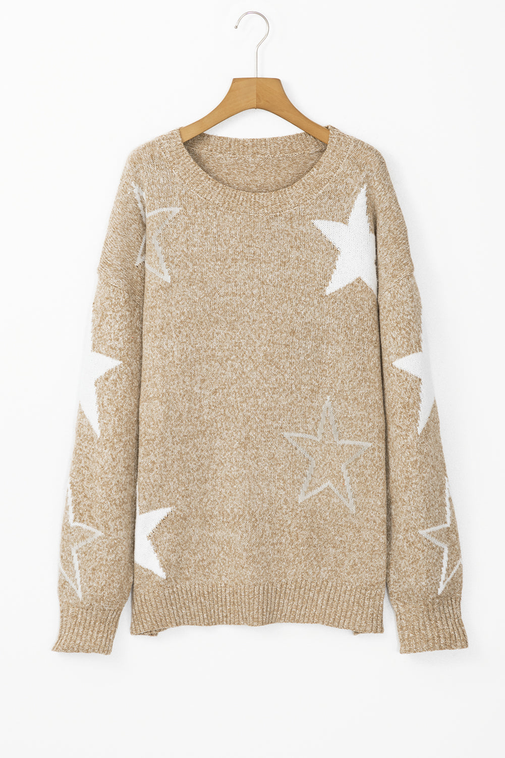 Khaki Star Sweater