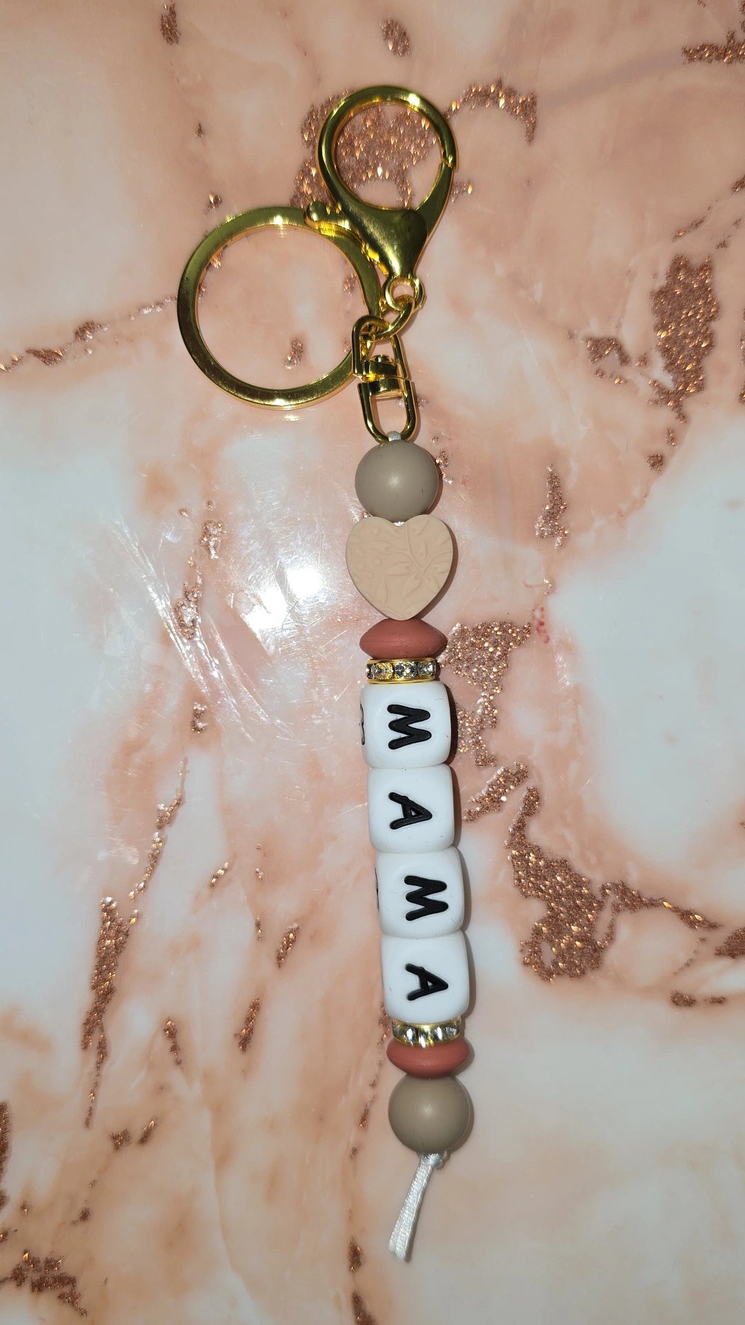 Rust Mama Keychain