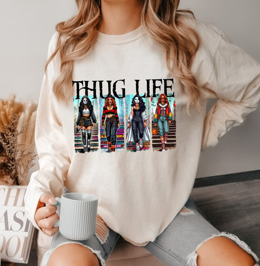 Thug Life Long Sleeve Tee