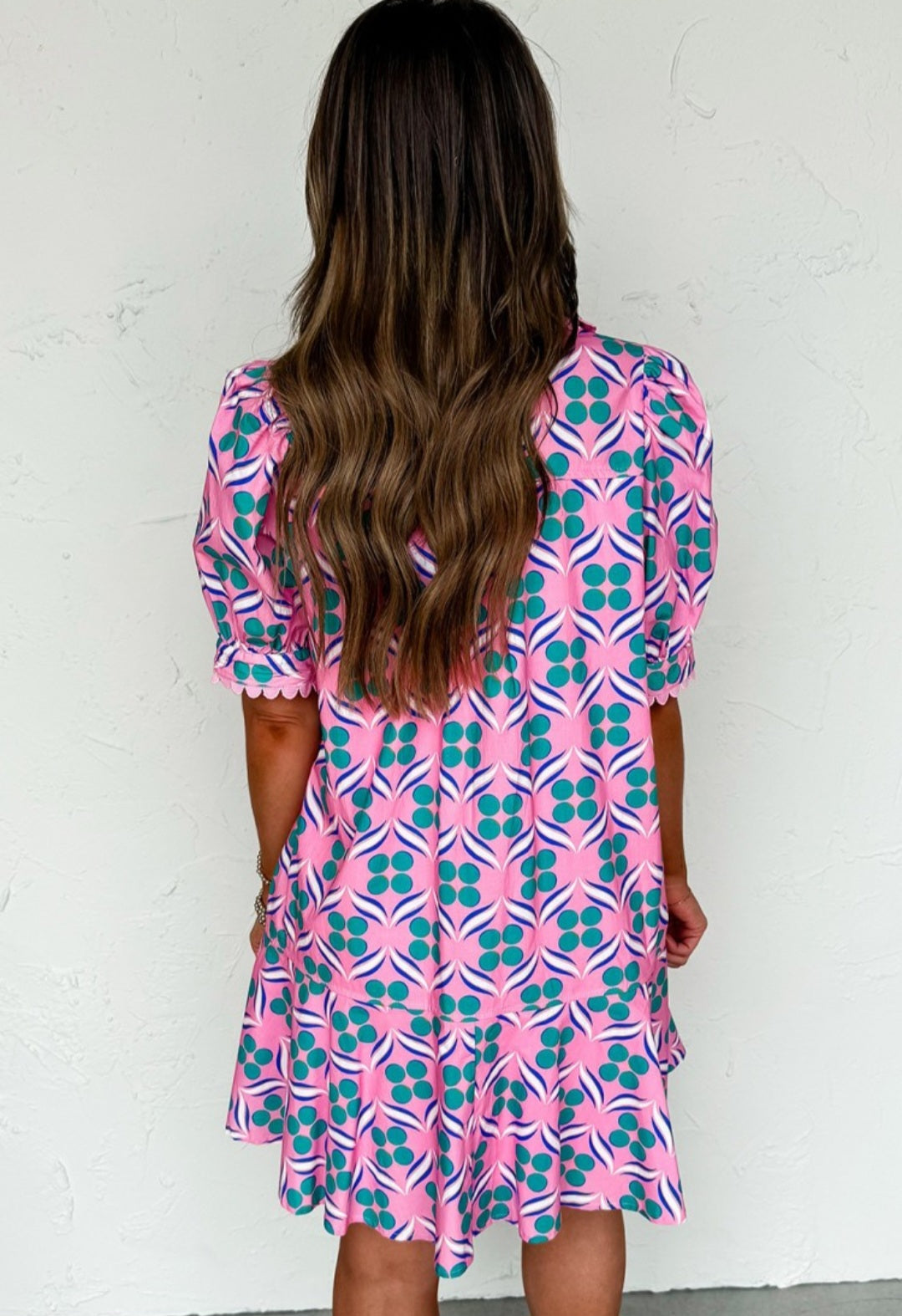 Pink Geo Dress