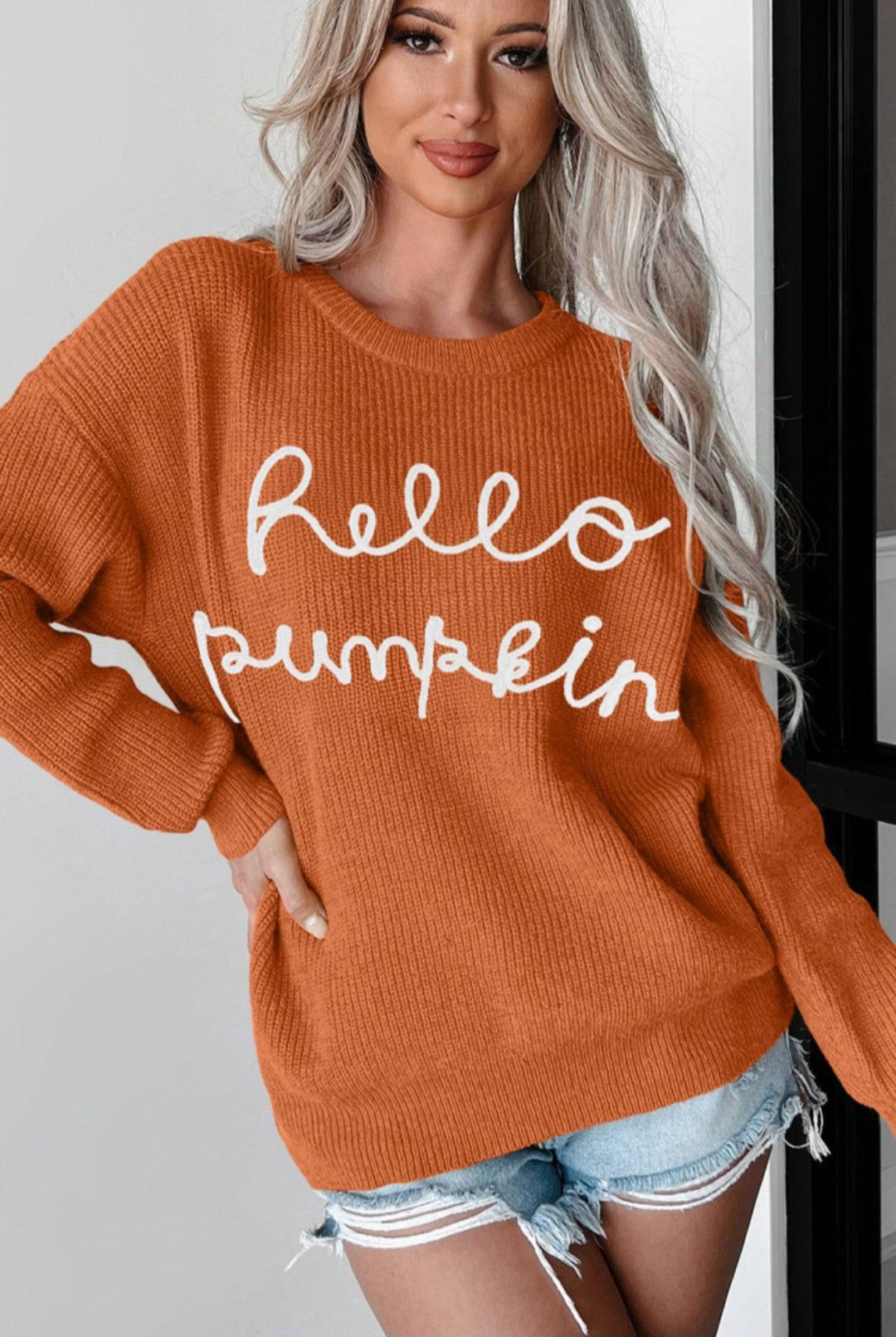 Hello Pumpkin Sweater