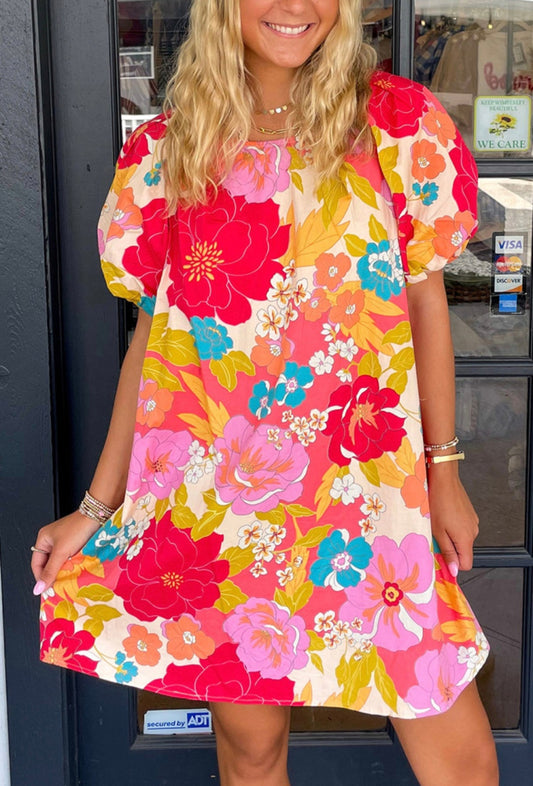 Mini Floral Dress