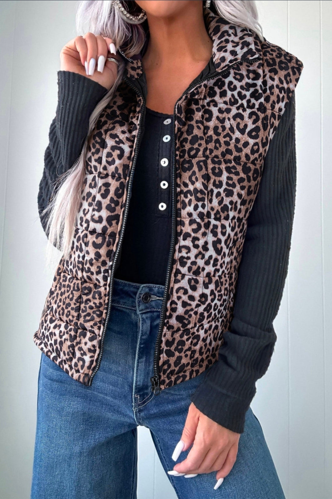 Leopard Vest