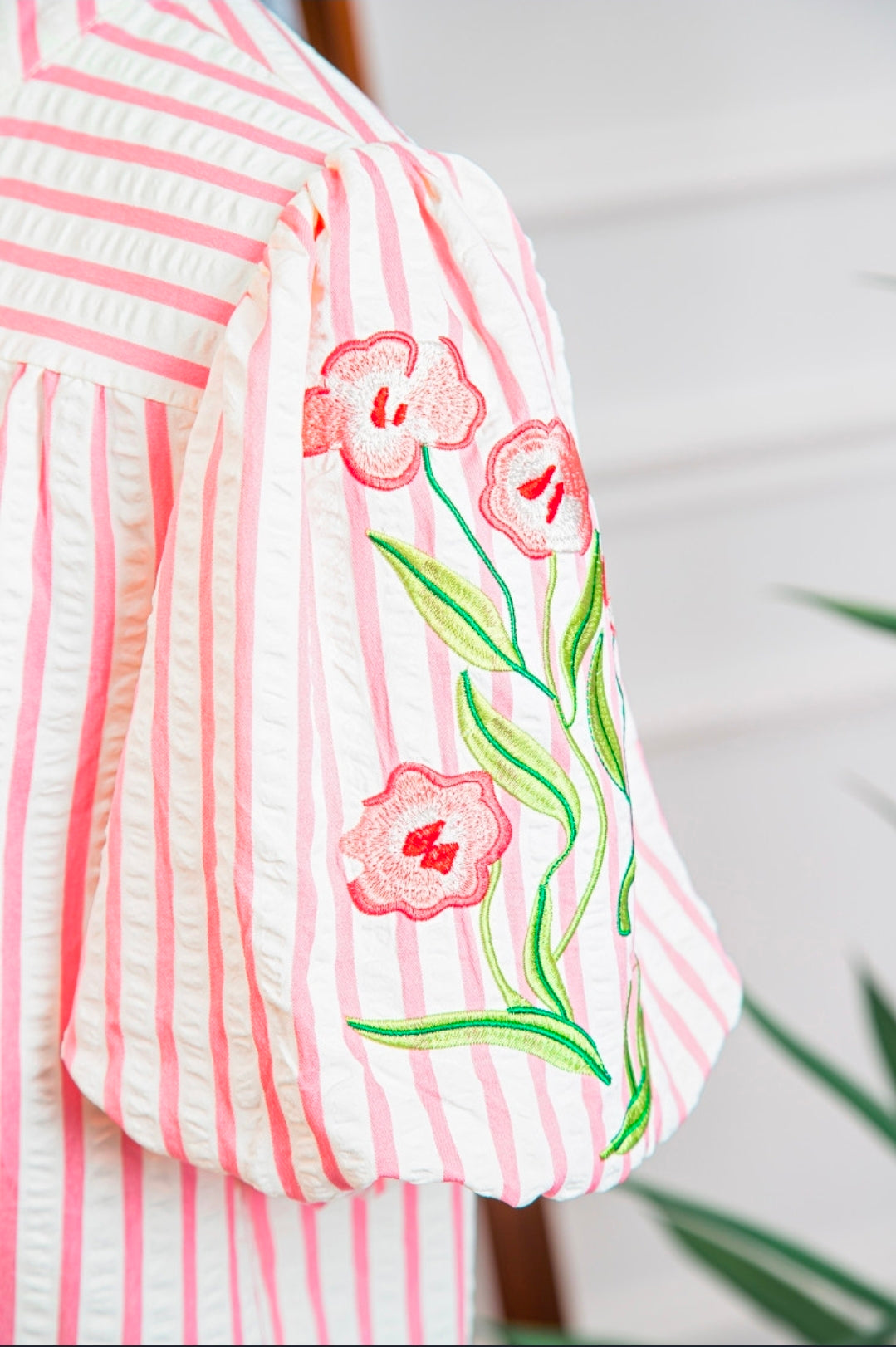 Pink Stripe Top