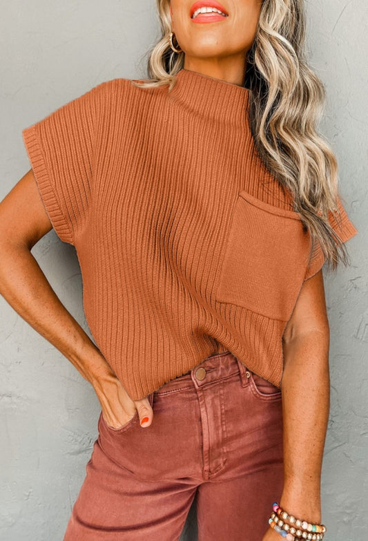 Chestnut Sweater Top