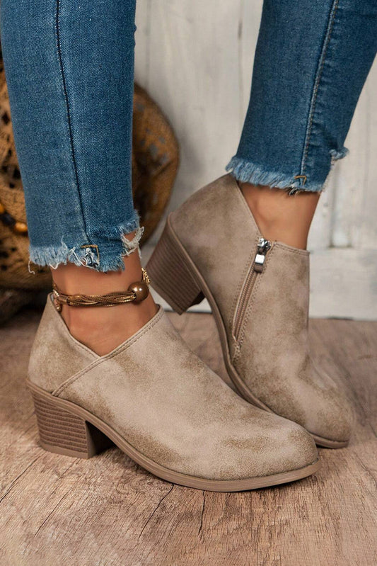 Suede Ankle Boots